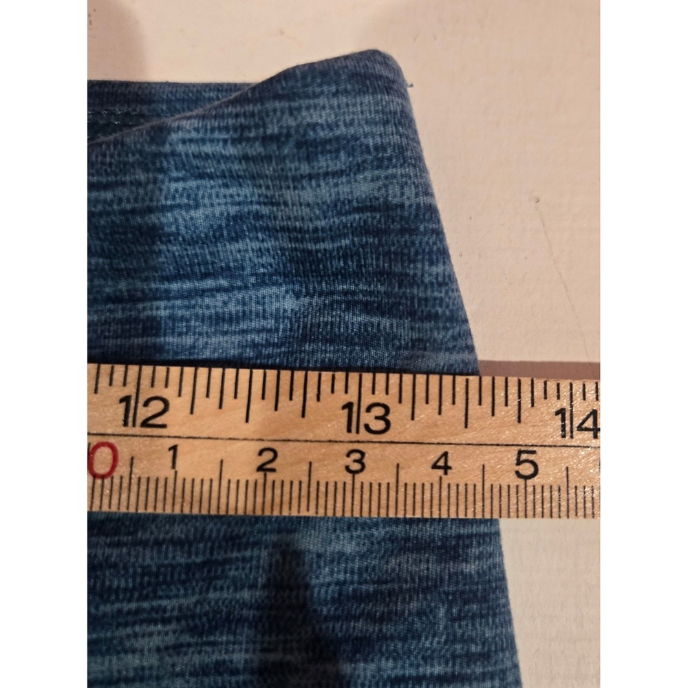 Nike Womens Dri-Fit Space Dye Blue Leggings Medium Activewear - Picture 4 of 4
